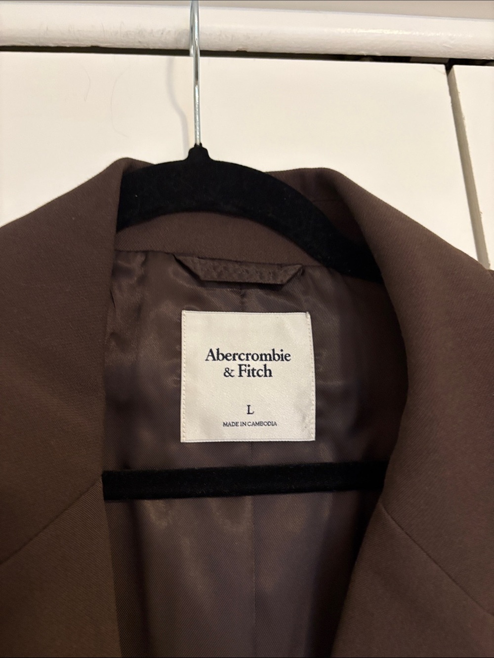 Abercrombie & Fitch Brown Single-Button Women's Blazer - Picture 2 of 5